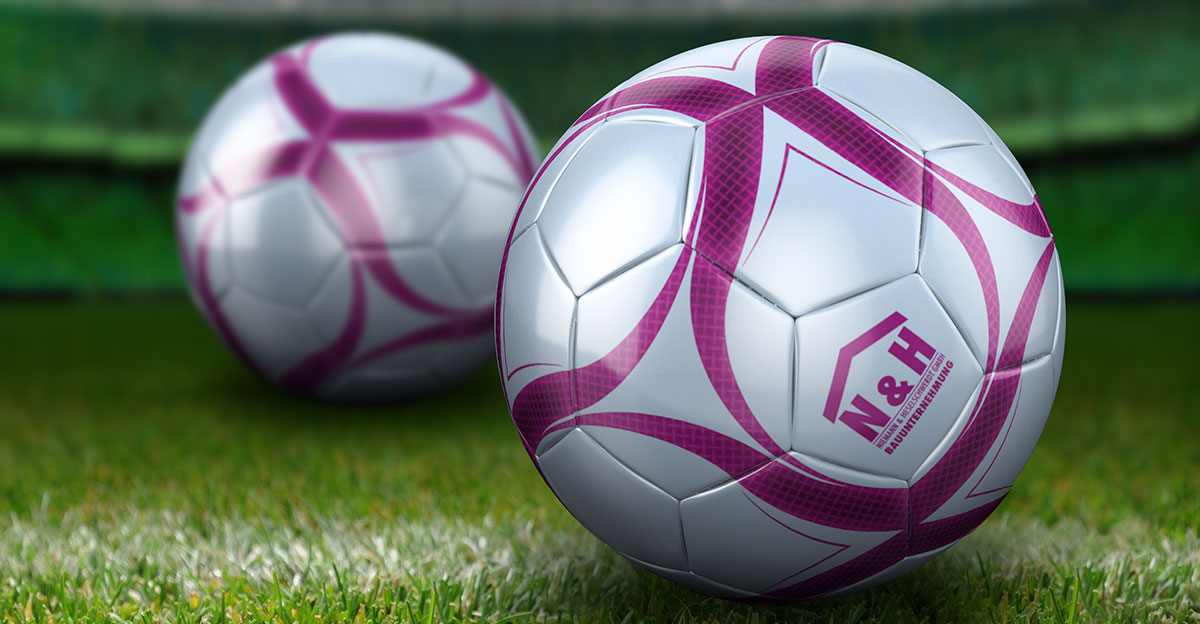 Fussbälle mit N6H Logo